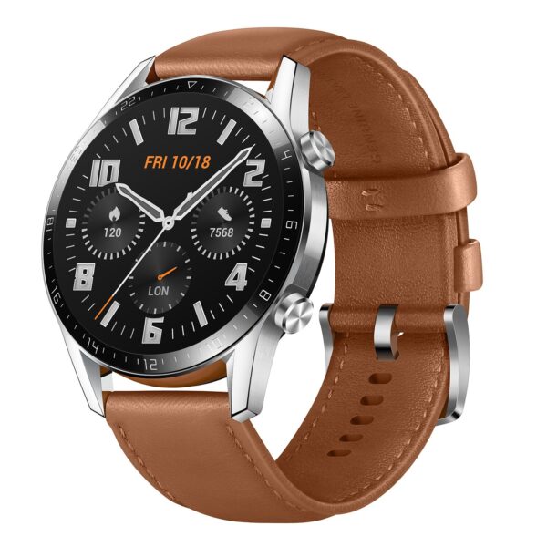 Nutikell HUAWEI WATCH GT 2 (46MM) BROWN LEATHER STRAP