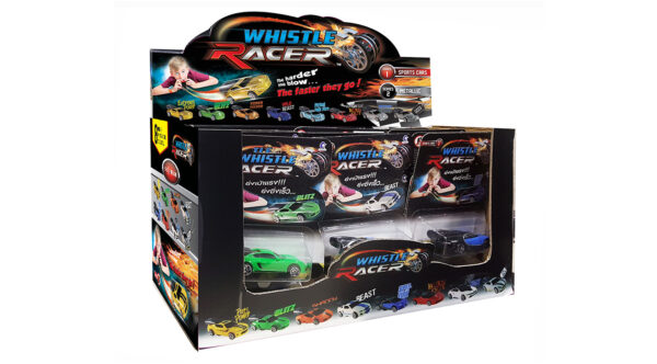 Puhutav võidusõiduauto ''Whistle Racer'' värvivalik /48/96