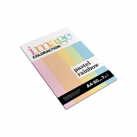 Värviline Paber Image Pastel Rainbow A4