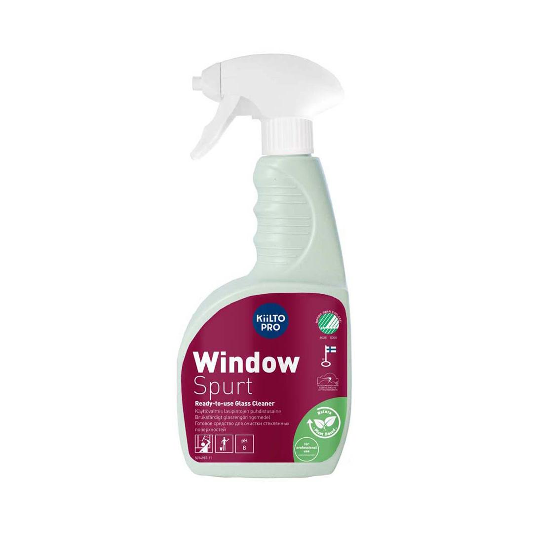 Klaasipuhastusaine Kiilto Window Spurt 0,75L (kasutusvalmis)