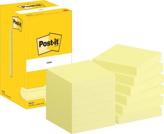Märkmepaber iseliimuv POST-IT 654