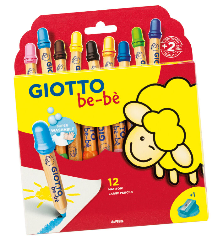 Värvipliiatsid Giotto be-bè 12tk