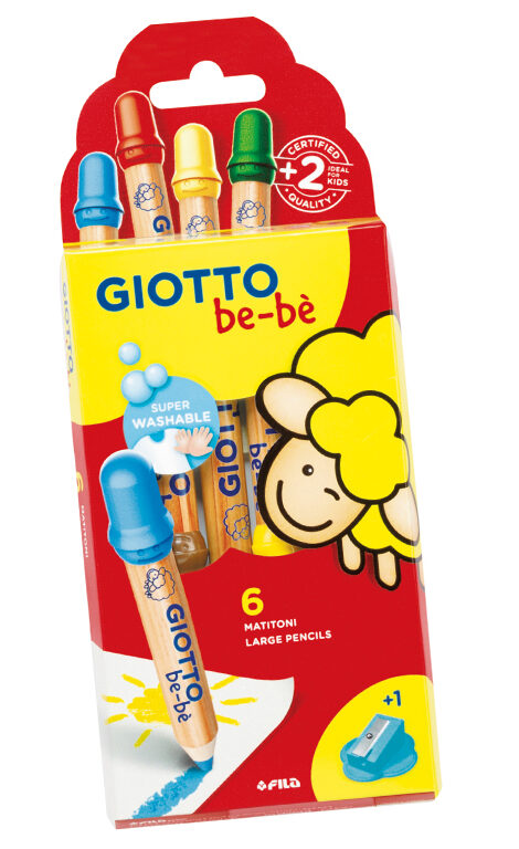 Värvipliiatsid Giotto be-bè 6tk