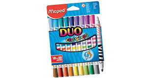 Viltpliiatsid Maped Color’Peps Duo 2x10tk