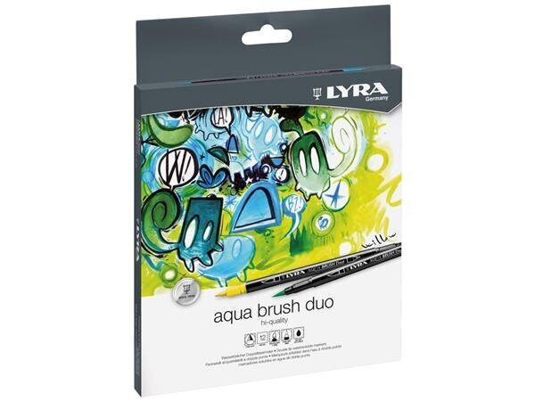 Viltpliiatsid Lyra Aqua Brush Duo 12tk