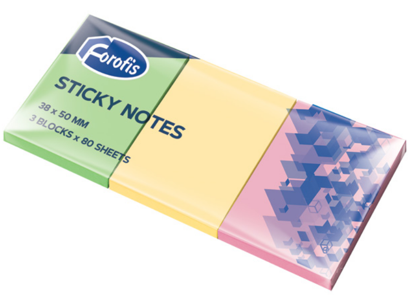 Märkmepaber iseliimuv Forofis 38x50mm