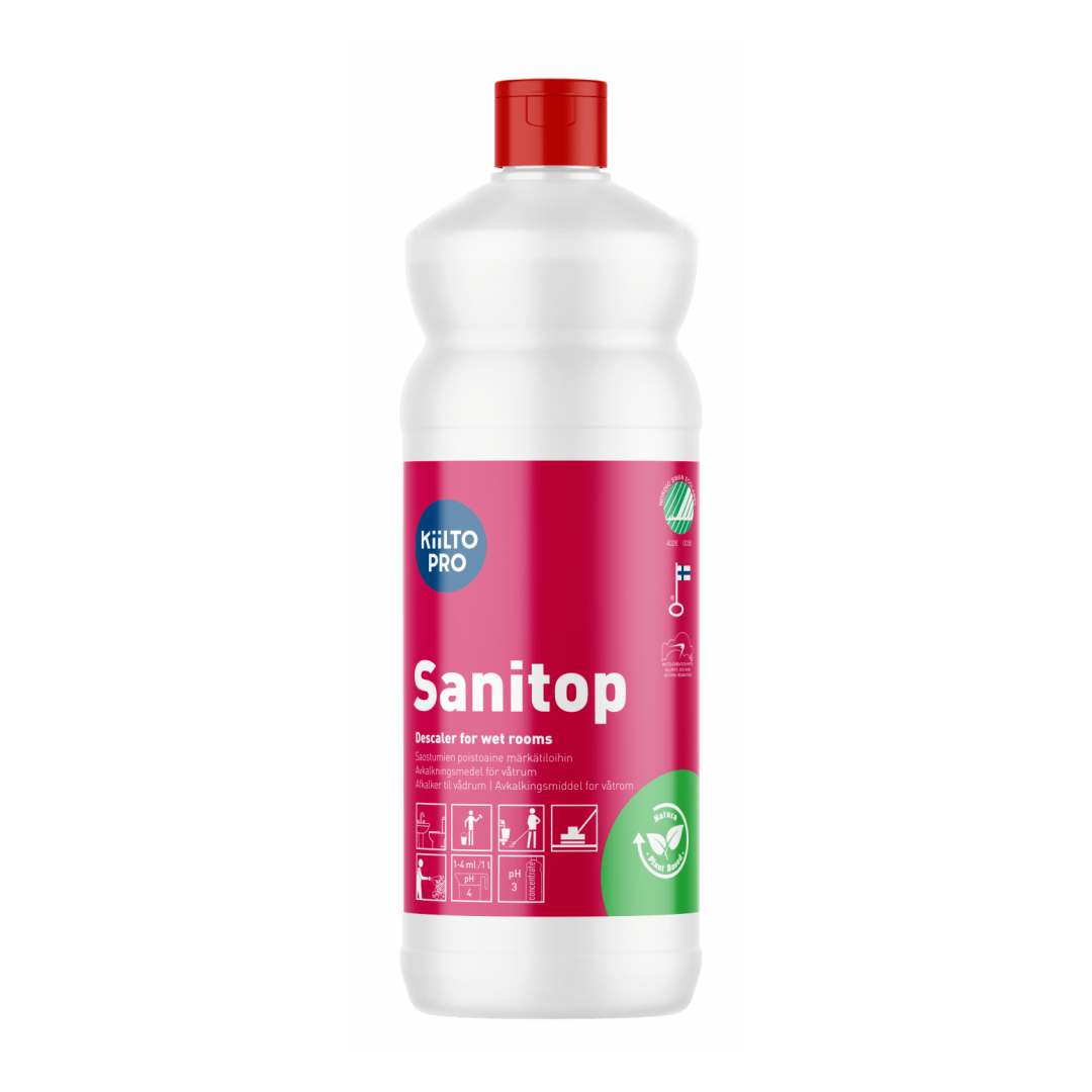 Lubjasette eemaldusaine Kiilto Sanitop 1L