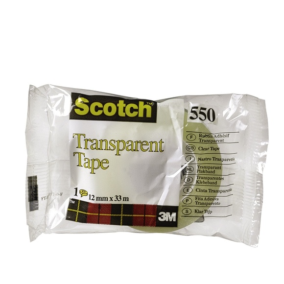 Kleeplint 12mmx33m Scotch 550