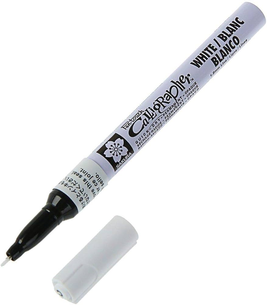 Kalligraafiamarker Pen-Touch Sakura valge 1.8