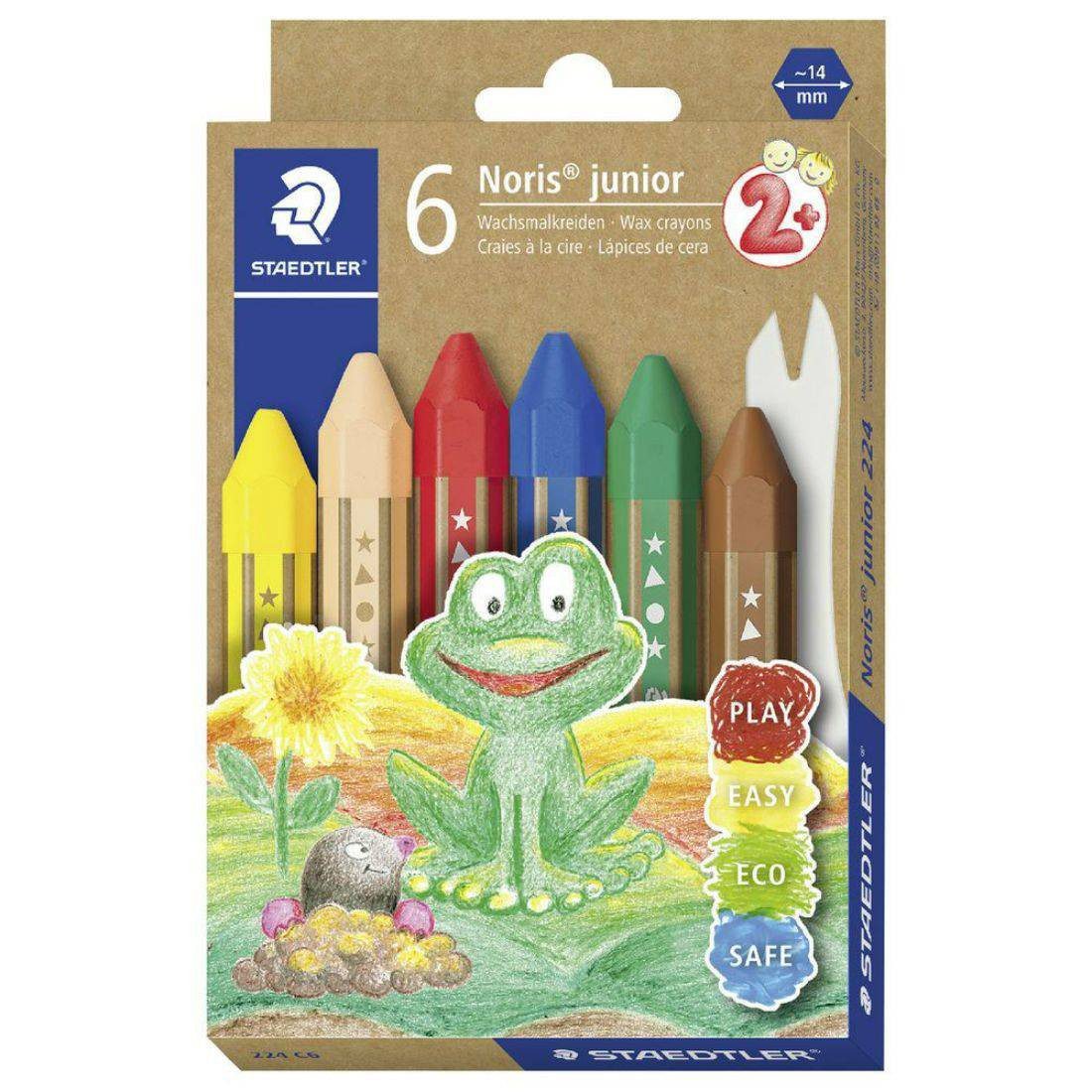 Rasvakriidid Staedtler Noris Junior 6tk