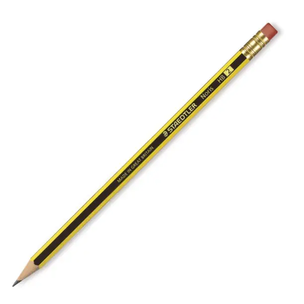Harilik pliiats Staedtler Noris kustukummiga