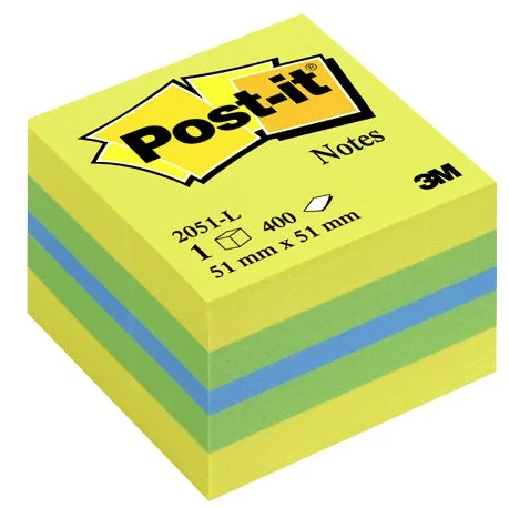 Märkmepaber iseliimuv POST-IT Mini 51x51mm