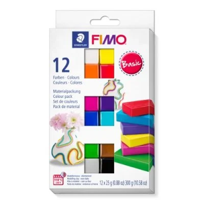 Voolimismass Staedtler FIMO Basic 12tk