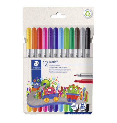 Viltpliiatsid Staedtler Noris 12tk
