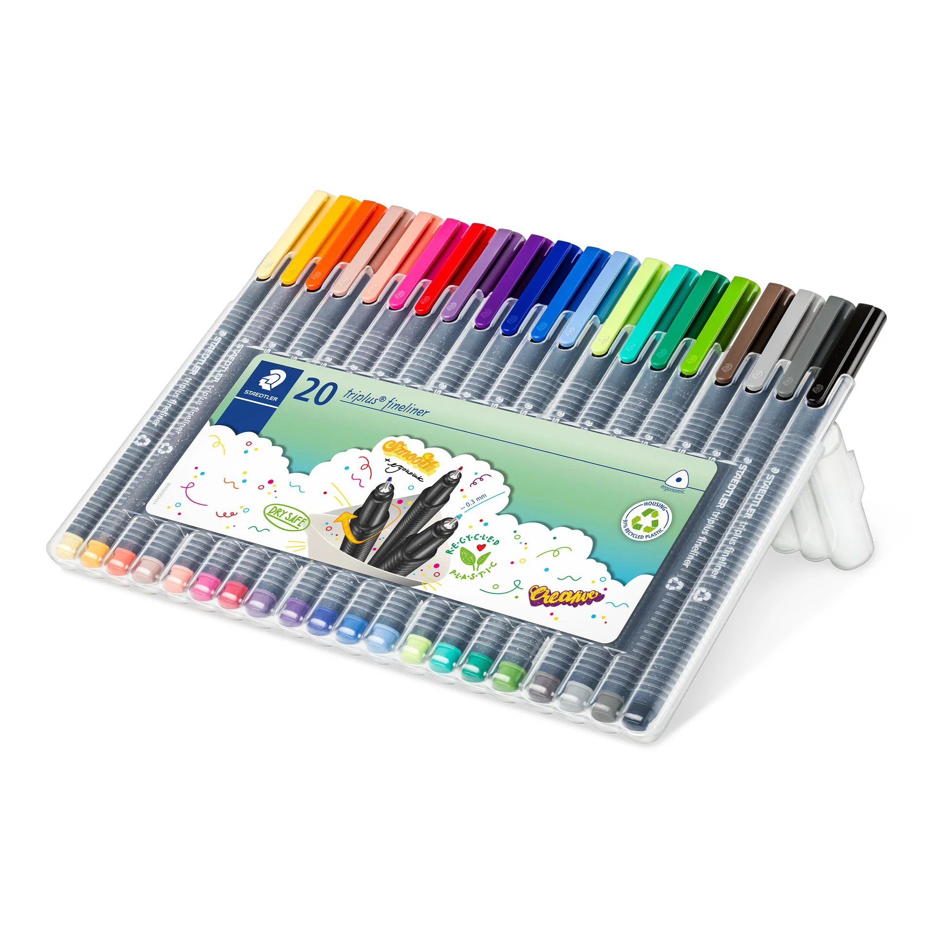 Tindipliiatsid Staedtler Triplus Fineliner 20tk