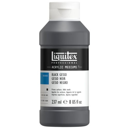 Kruntvärv Gesso Liquitex must 237ml