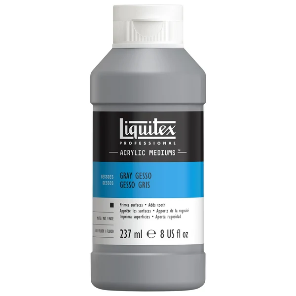 Kruntvärv Gesso Liquitex hall 237ml