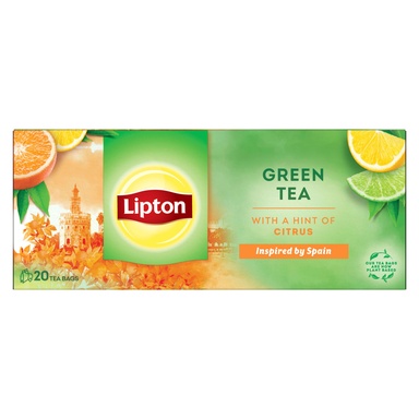 Roheline tee Lipton Citrus 20pk/26g