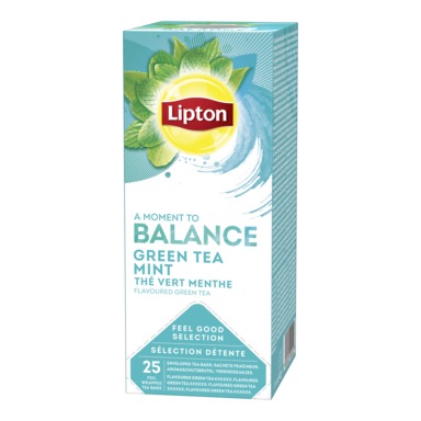 Roheline tee Lipton mündiga 25pk/40g