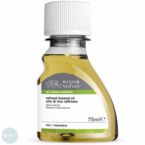 Linaõli rafineeritud Winsor&Newton 75ml
